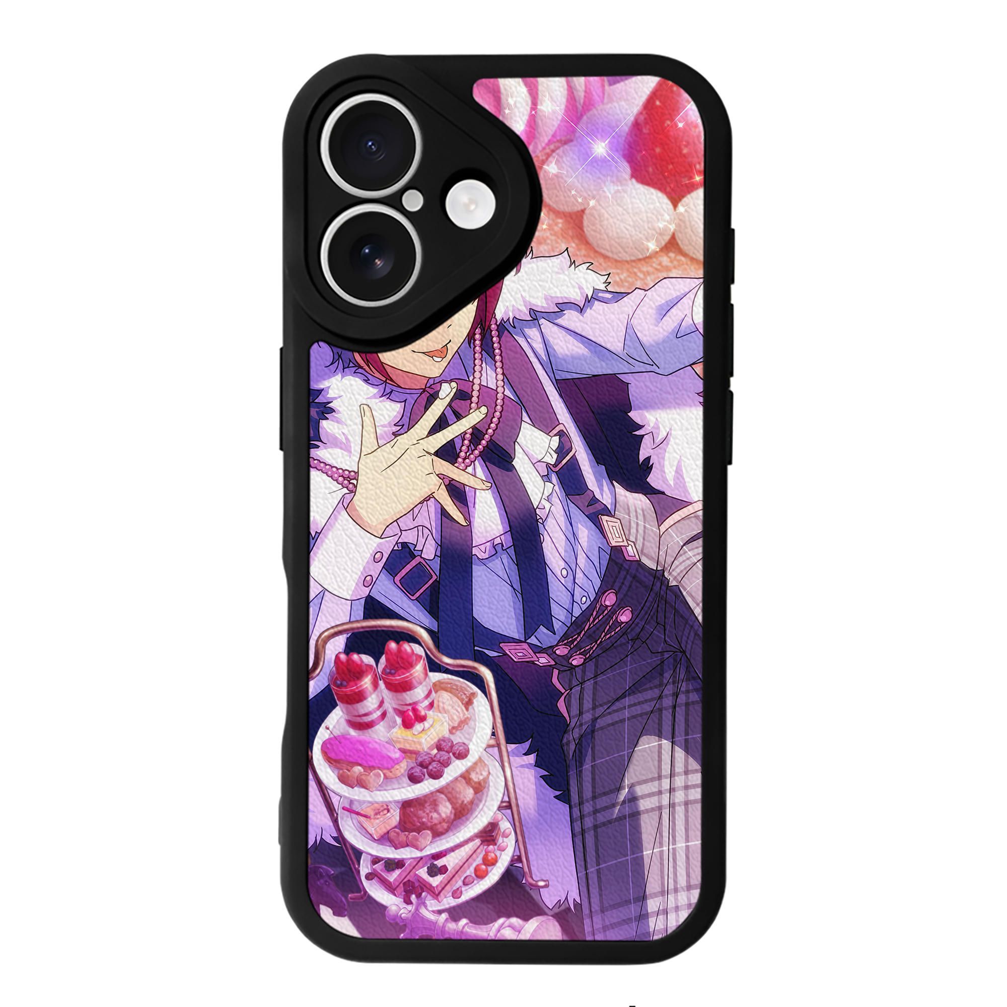 （画像用） あんさんぶるスターズ! Ensemble Stars 【iPhone 16シリーズ対応】シリコンスマホケース（レザー調） 材質：シリコン
